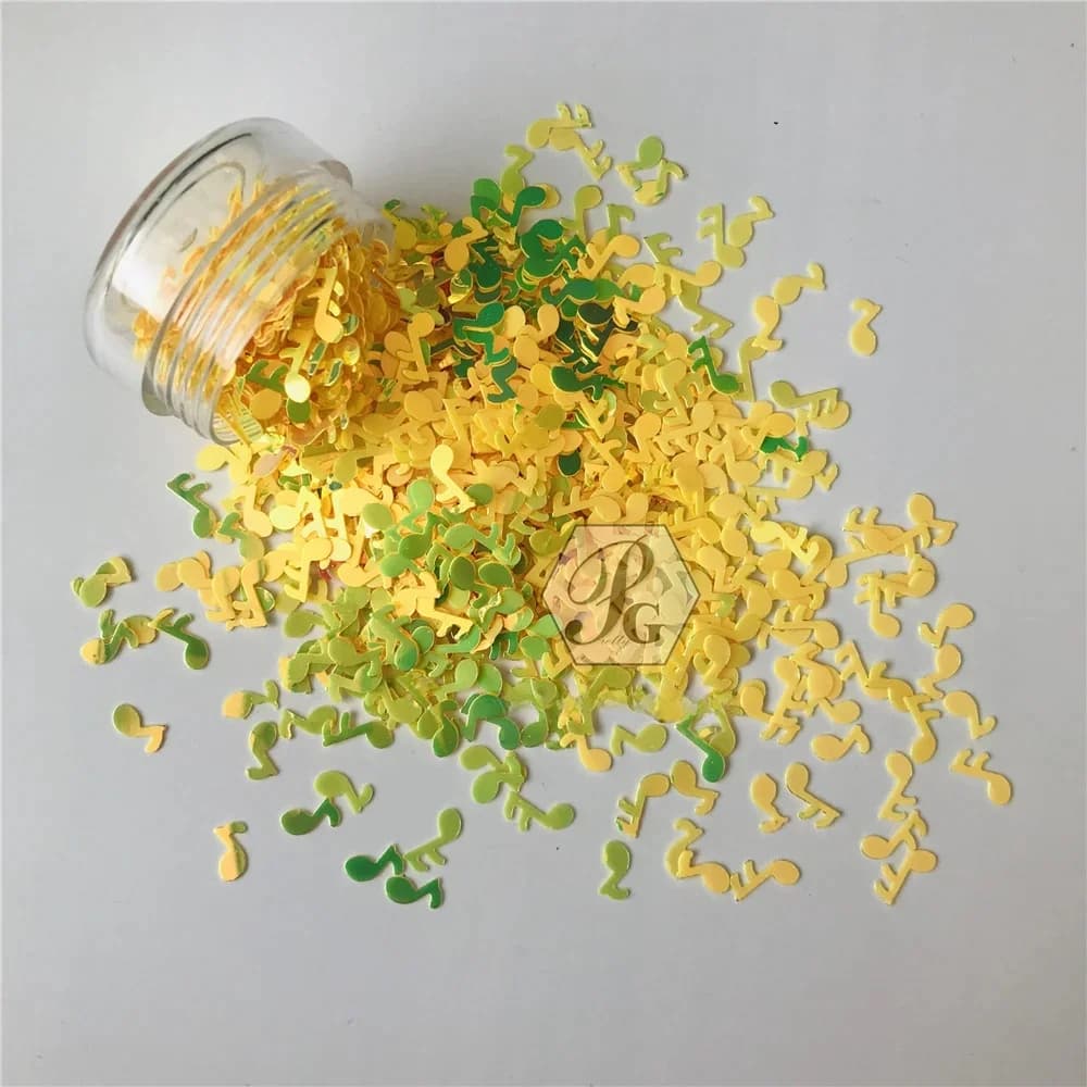 Pretty tyg – Note de musique en forme de perle irisée, 1 boîte, paillettes pour ongles, flocons, accessoires de décoration artistique de manucure