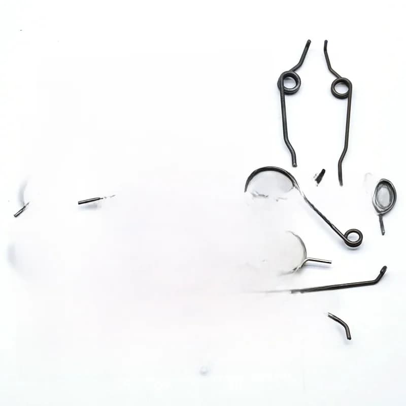 Ressorts de poignée de porte, 5 pièces, bouton de levier de porte interne, loquet de remplacement, bobine de Torsion pour la réparation