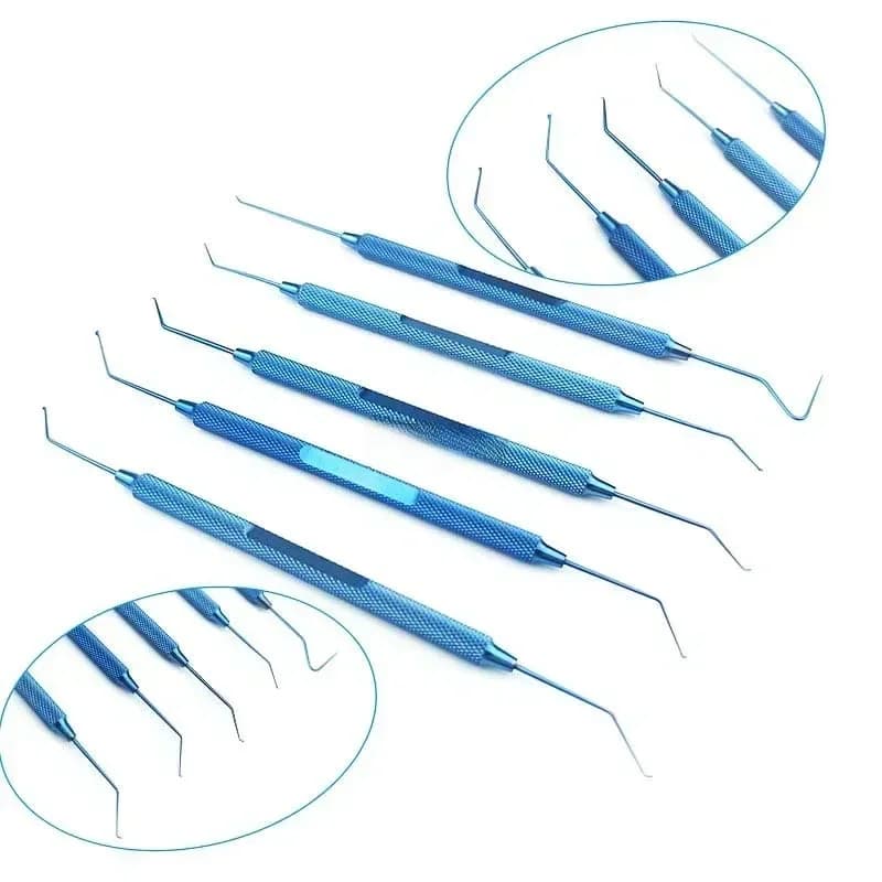 Phaco Chopper manipulateur Sinskey spatule crochet Instrument ophtalmique vétérinaire Instruments chirurgicaux à Double paupière