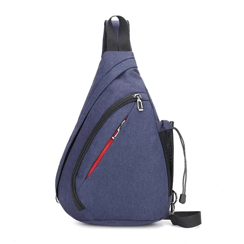 Sac de poitrine de sécurité personnel pour homme, sac de sport décontracté, sac de rangement numérique pour téléphone portable, sac bandoulière multifonctionnel en Oxford