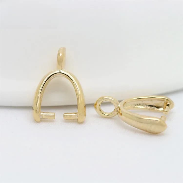(3345) 20 pièces hauteur complète 7.5MM 9.5MM 11MM 24K couleur or plaqué laiton connecteur de breloques haute qualité résultats de bijoux accessoires