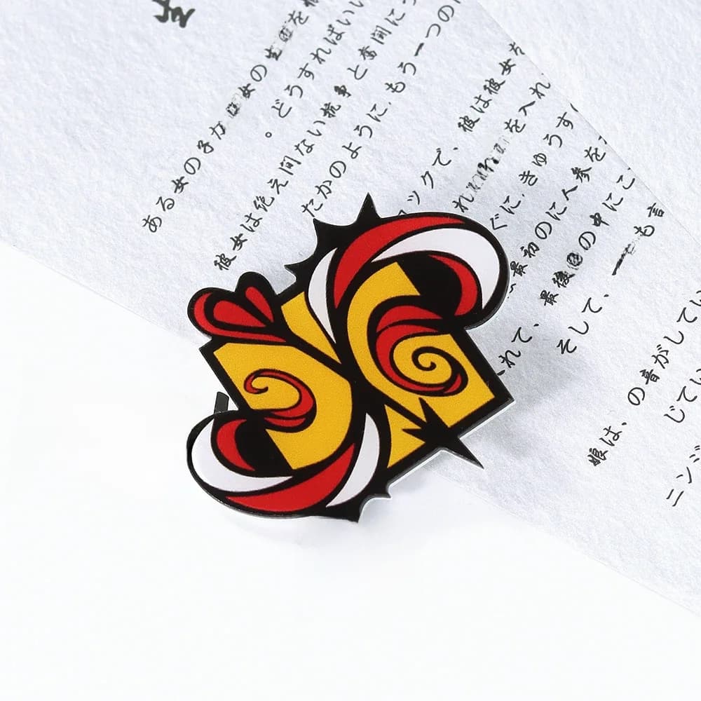 The Infinity S Logo Badges broches Langa Reki Miya Cosplay broches broches pour femmes hommes épinglette bijoux cadeau