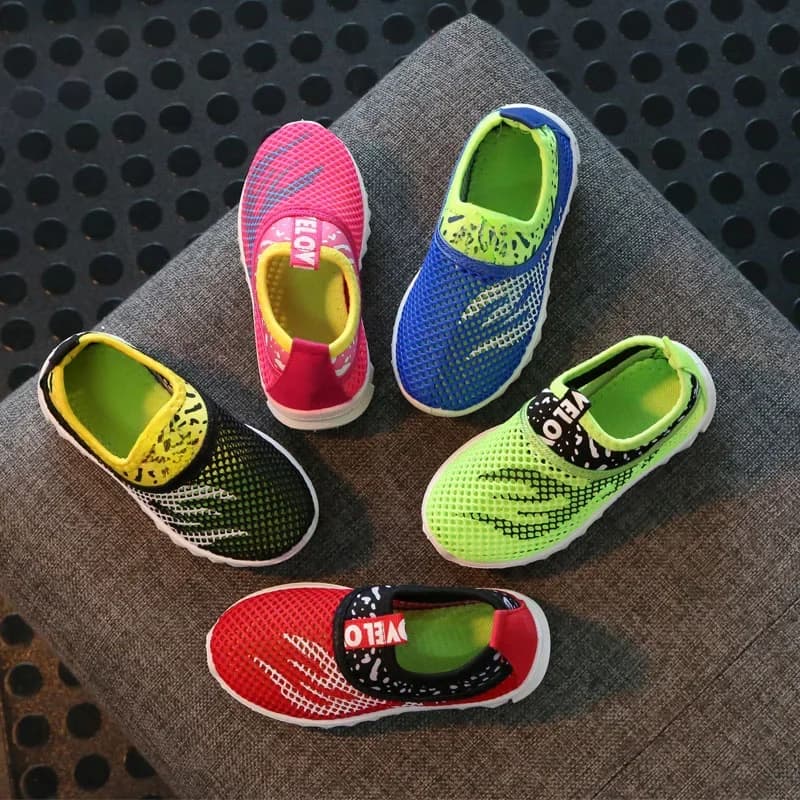 Taille 21-38 nouvelle maille enfants baskets léger enfants chaussures décontracté respirant garçons chaussures antidérapant filles baskets Zapatillas