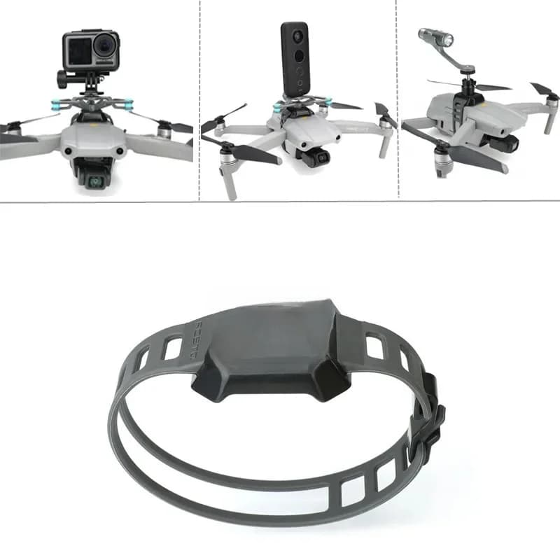 Sangle fixe pour gopro/osmo action /Insta360/ceinture d'adaptateur de lampe légère pour drone dji mavic air 2S & air 2/ mavic mini 2 & mini 1