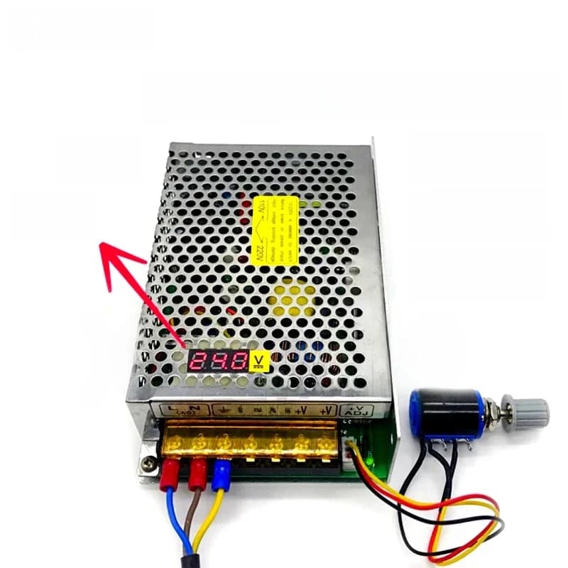 Pipeline 4A Snap10A avec affichage numérique, pilote LED, alimentation à découpage réglable, AC 220V, 110V à DC 12V, 24V, 36V, 150W