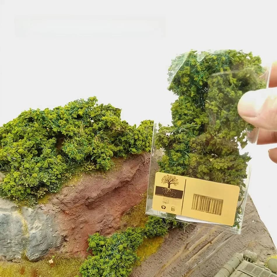 Douille Miniature bricolage fabrication de modèles Simulation scène militaire matériel Chariot filet de Camouflage aménagement de Train ferroviaire pour Diorama 1 boîte