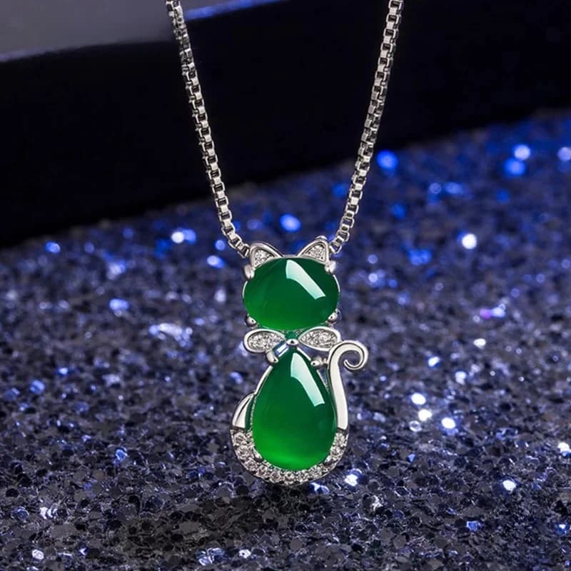 ZDADAN-Collier émeraude en argent regardé 925 pour femme, bijoux fantaisie, accessoires