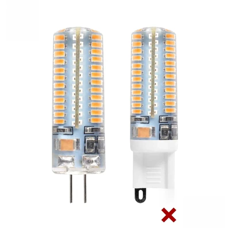 10 pièces/lot LED G4 G9 12V 220V AC DC 1w 2w 3w 4w 5w 6w remplacer 40w 60w lampe halogène lumière 360 Angle de faisceau lustre LED ampoule lampe