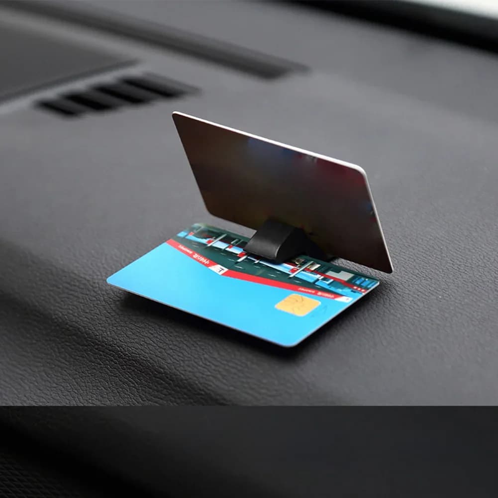 Pince de fixation pour carte de stationnement de voiture, support de carte de Parking Portable, clip de support fixe pour carte de véhicule de bureau