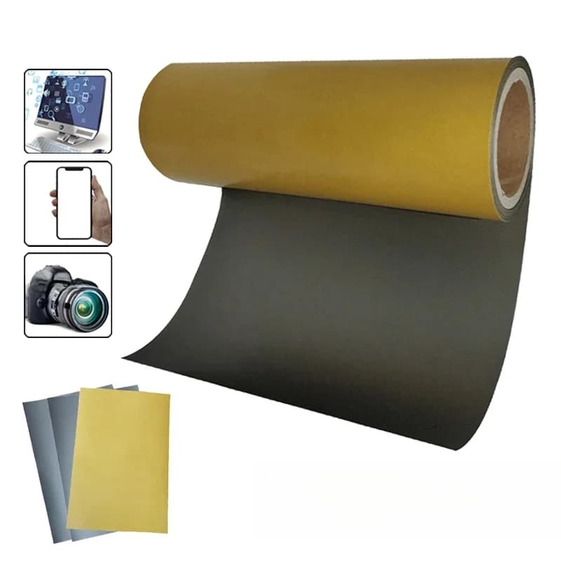 Feuille de Ferrite RFID haute fréquence, matériau absorbant de protection pour micro-ondes, autocollant antimagnétique NFC basse fréquence