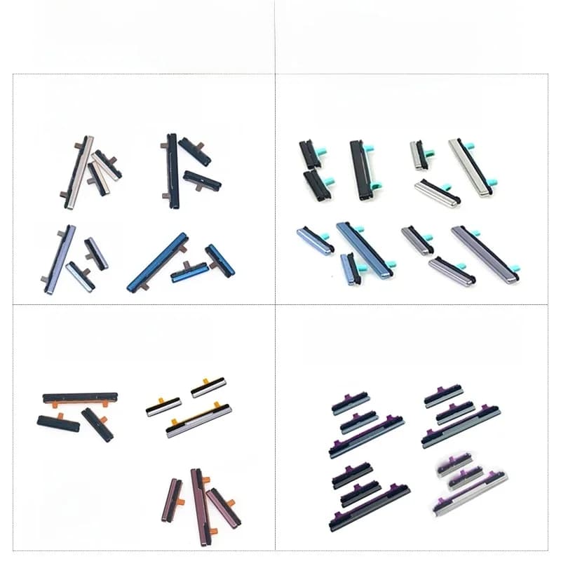 Volume d'alimentation marche/arrêt + bouton Bixby pour Samsung Galaxy S8 S9 S10 Plus bouton de touche latéral pour pièces de réparation Samsung Note 8