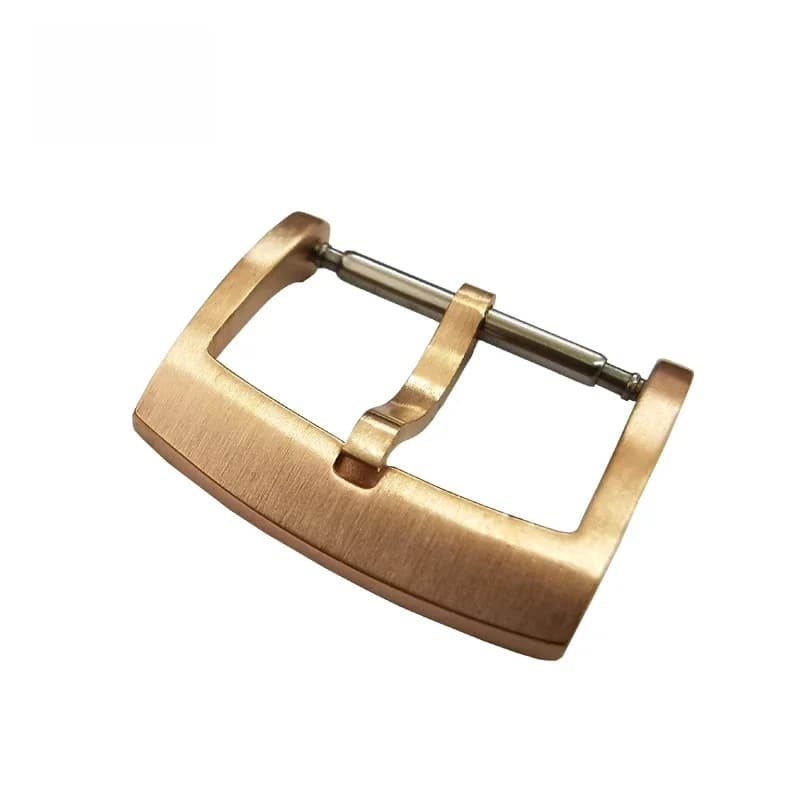 Cronos-Pièces de montre en bronze massif CuSn Tongue, entièrement brossées, 18mm, 20mm, 22mm, 2.0 avec ressort B
