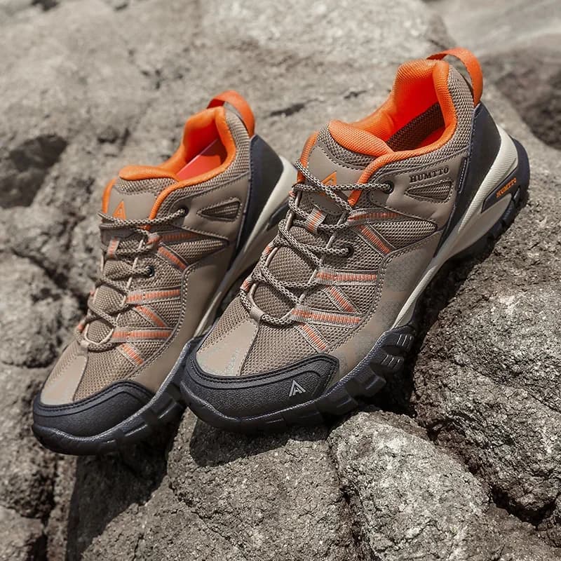 HUMTTO – chaussures de randonnée pour hommes, bottes de Trekking respirantes à lacets, baskets d'extérieur à coussin d'air, pour escalade et tourisme, nouvelle collection