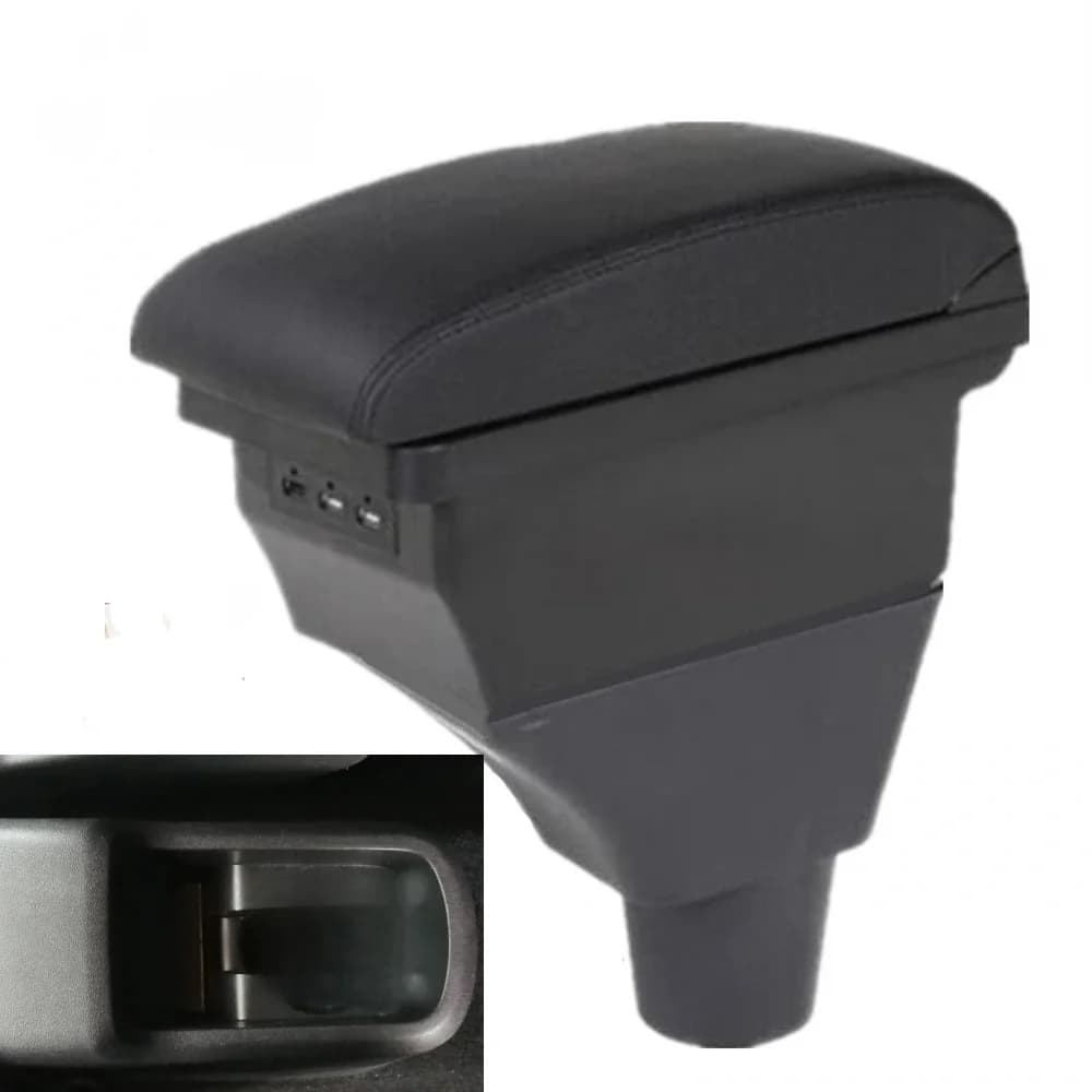 Accoudoir de boîte avec porte-gobelet et port USB, cristaux en C3 C4, bras coudé, console centrale de voiture, mallette de rangement, accessoires de modification
