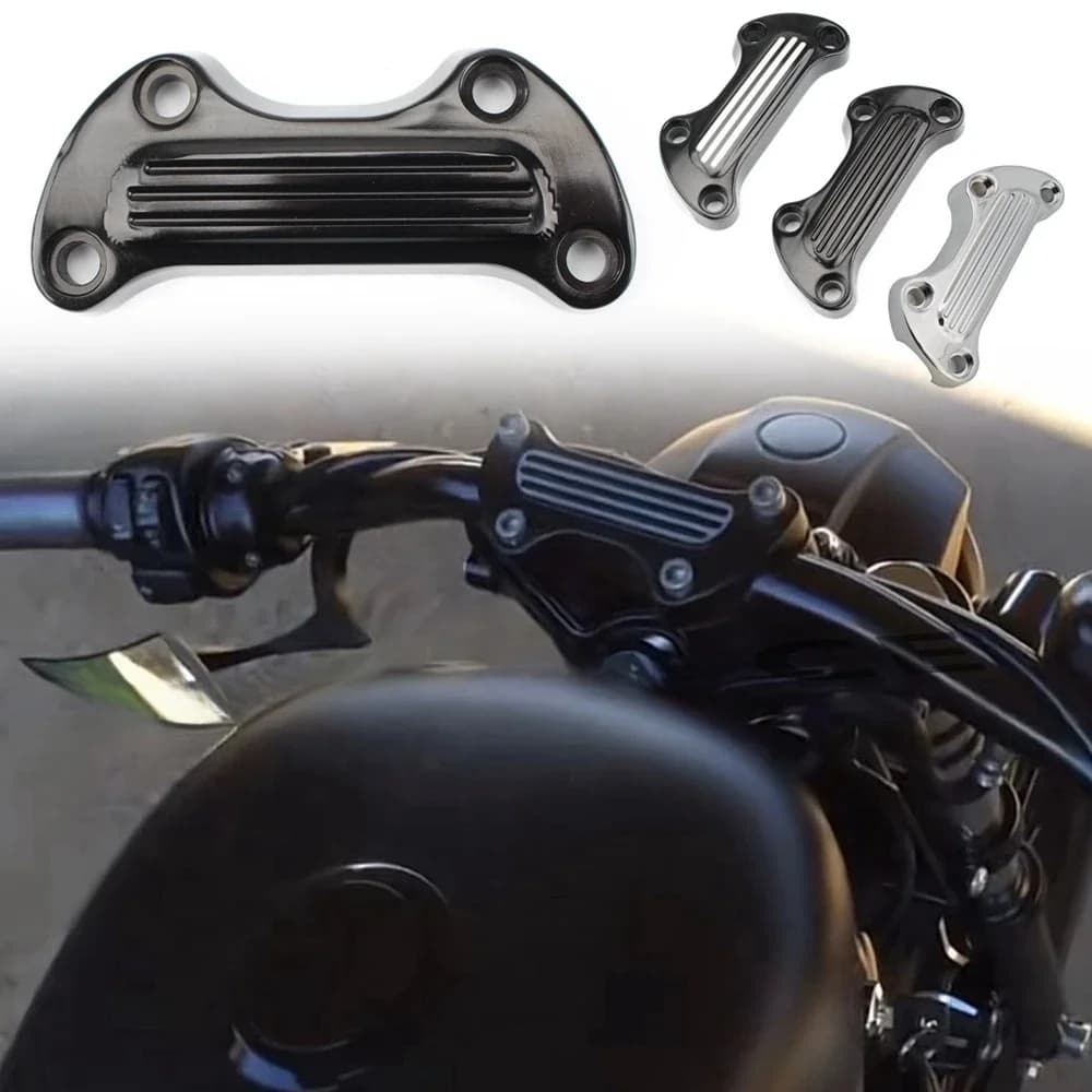 Pince supérieure de guidon de moto pour ocia Electra, installation de Softail, FXSB Fat Boy, FLSTF Sportster 1200, 883 Iron XL883N