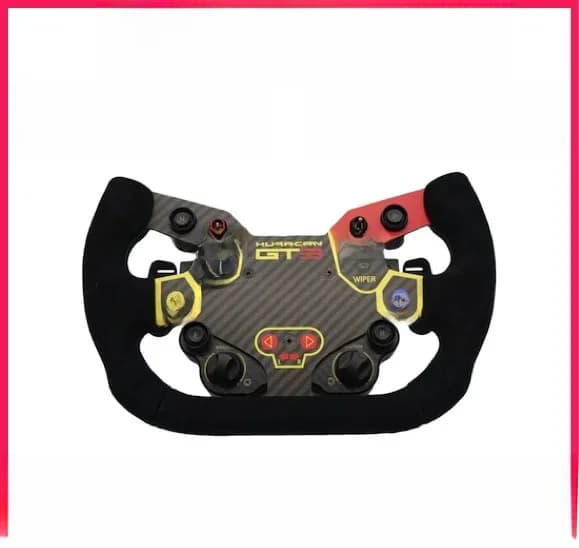 SIMPUSH bricolage course jeu fibre de carbone Sim roue MOD sim course SIMRACING pour Simagic Huracan gt3 F1