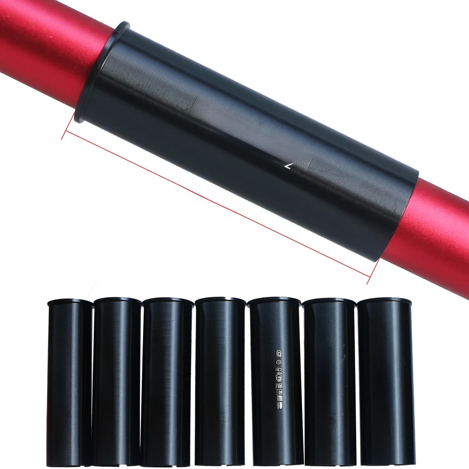 Adaptateur de tige de dégager de vélo de route et VTT, manchon de réduction, 22.2 25.4 27.2 à 28.6 30 30.4 30.9 31.6 31.8 33.9 34.9