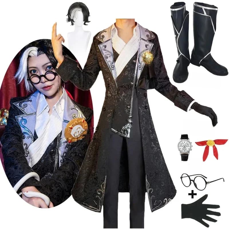 Costume Cosplay de Joseph Desaulniers pour adultes, uniformes en peau MétalM, perruque et chaussures, jeu ta.com V, prolifération, Halloween