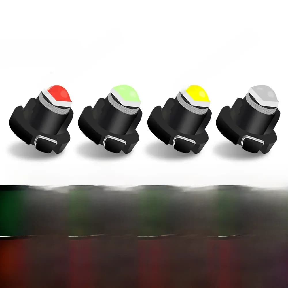 Lot de 10 ampoules LED T3 T4.2 T4.7 pour tableau de bord de voiture, lampe de tableau de bord Neo Wedge, éclairage intérieur automobile, ampoule de signalisation