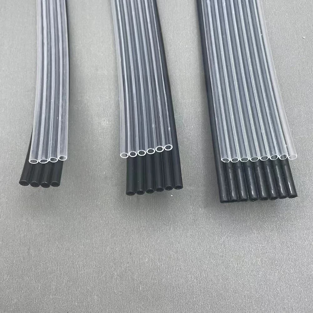 Tube d'encre 5M 4 6 8 lignes pour imprimante à plat UV solvant à jet d'encre grand Format tuyau d'encre noir transparent 3*2mm 4*3mm 5*3mm 6*4mm