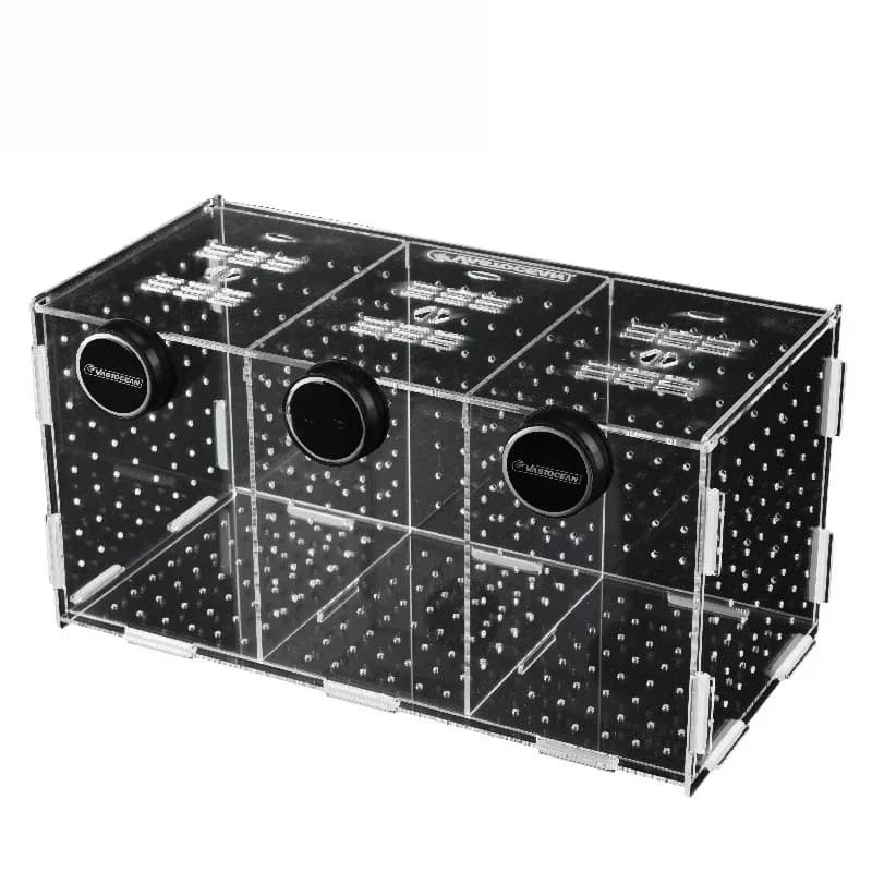 Vastocean-Boîte d'isolement combinée magnétique en acrylique, boîte d'élevage, fournitures d'aquarium d'ovipositeur, précieux, éclosion de poisson