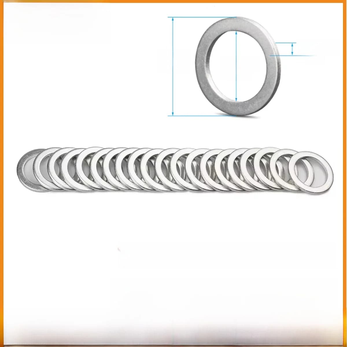10/20/50/100 pièces 20MM nouveau bouchon de vidange d'huile joint de rondelle d'écrasement pour Honda pour Acura remplacement 94109-20000 9410920000