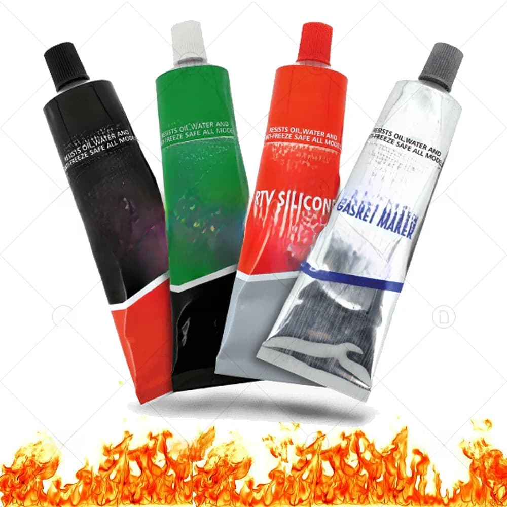 RTV-Adhésif de moteur de bain industriel en silicone, mastic haute température, caoutchouc de silicone, joint métallique, colle de réparation électrique