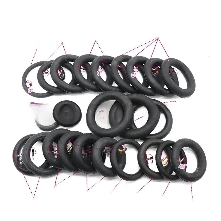 Chambre à air de 6/8/8.5/10 pouces, pneu de Scooter électrique 9x2.5 8.5x2.0 200x50 10x2 10x2.5 10x2.125 6 X1 1/4, caméra en caoutchouc