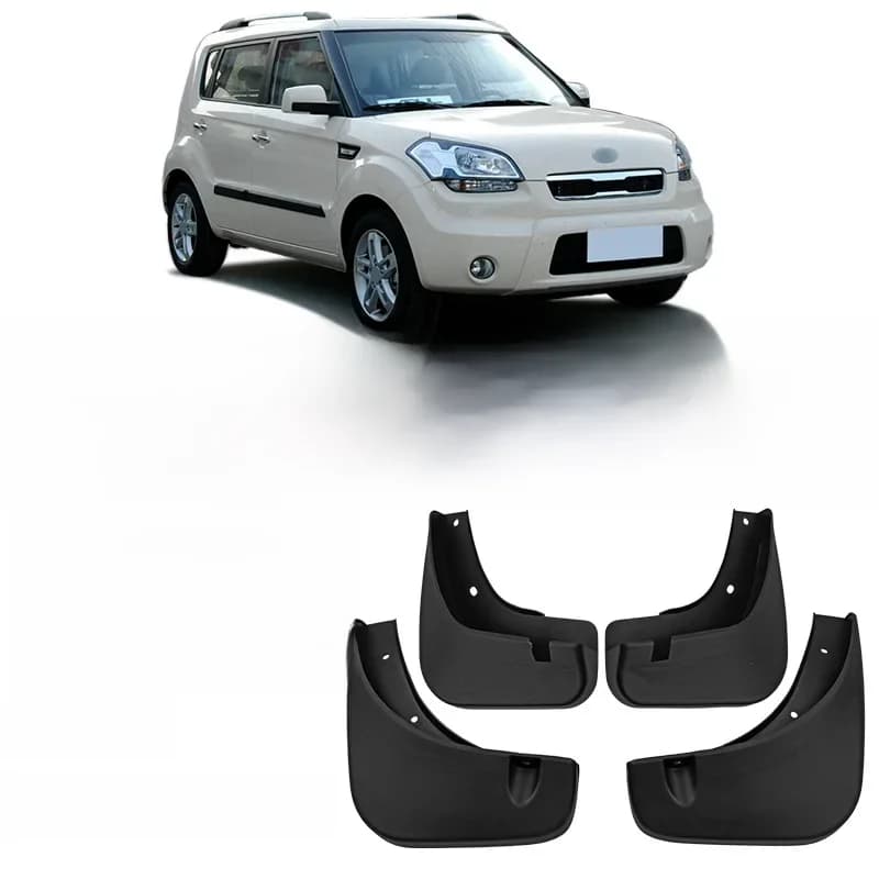 Bavettes extérieures de voiture garde-boue garde-boue garde-boue pour Kia Soul Sports 2009-2013 garde-boue accessoires dédiés
