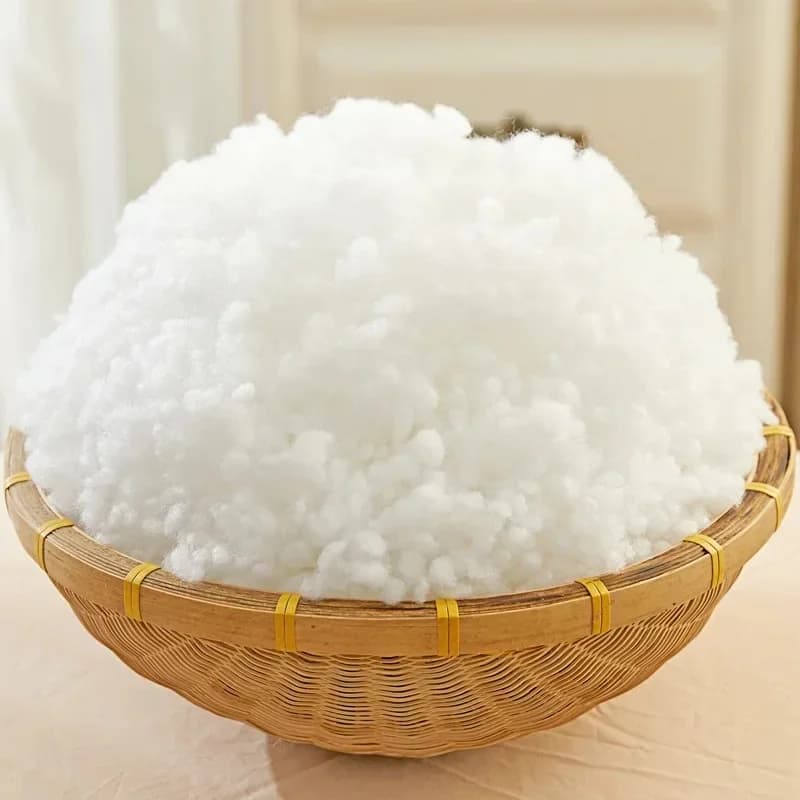 Remplissage d'oreiller en coton PP perlé, jouets en peluche au beurre, rembourrage en polyester, matériau fait main bricolage, haute élasticité, 500g, 1000g