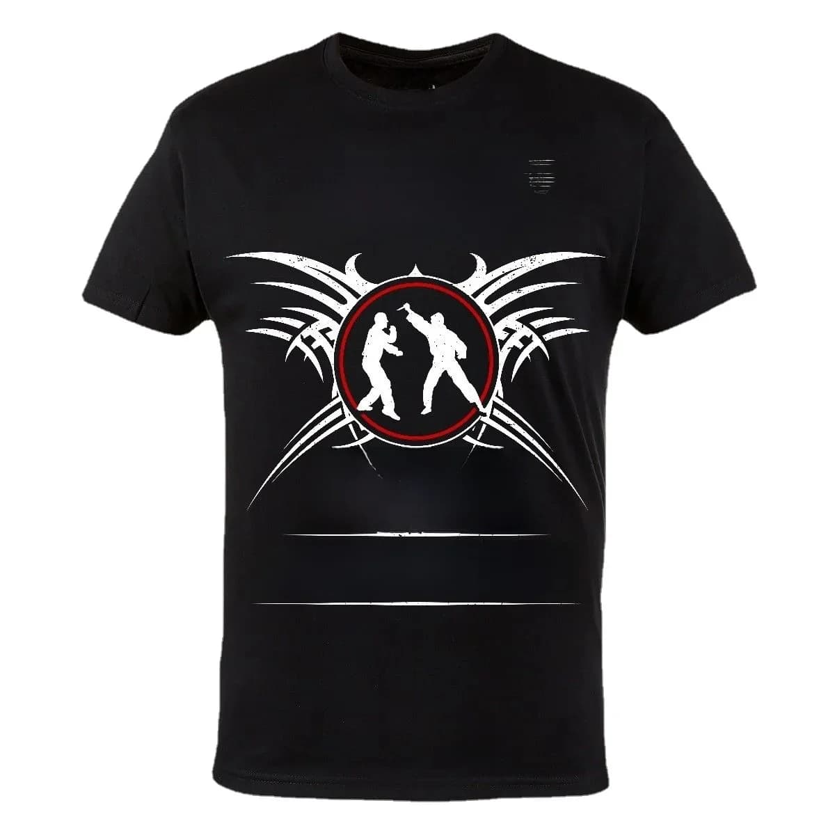 T-shirt d'entraînement MMA Krav-Maga, vêtement de sport Été Coton O-cou Manches Courtes Hommes T-shirt Nouvelle S-3XL