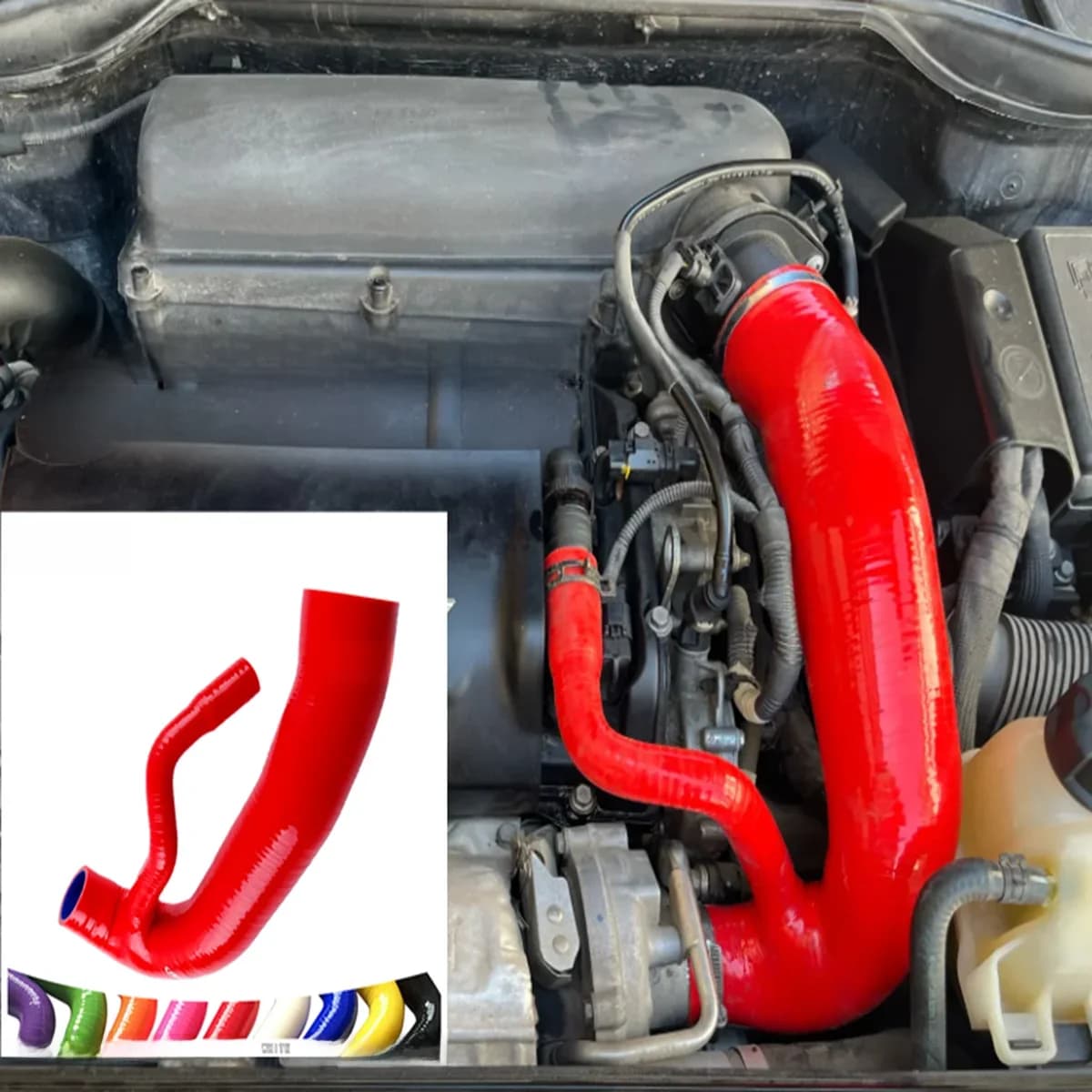Tuyau d'admission d'air en silicone pour Mini Cooper S R56 R57 R60 Countryman N18 1.6T, moteur essence, tuyau de raccordement turbo au filtre à air, 1 pièce.