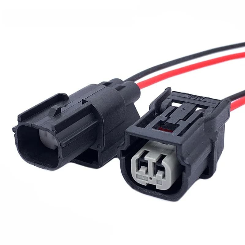 1 ensemble de connecteurs de câble électrique ABS à 2 broches pour bobine d'allumage de voiture, faisceau de câbles femelle et mâle pour 6189-7036 6189-6905