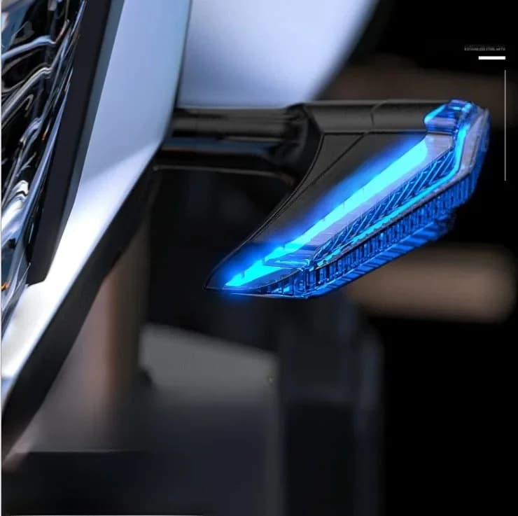 Clignotant universel pour moto, indicateur lumineux, lampe LED, 12V