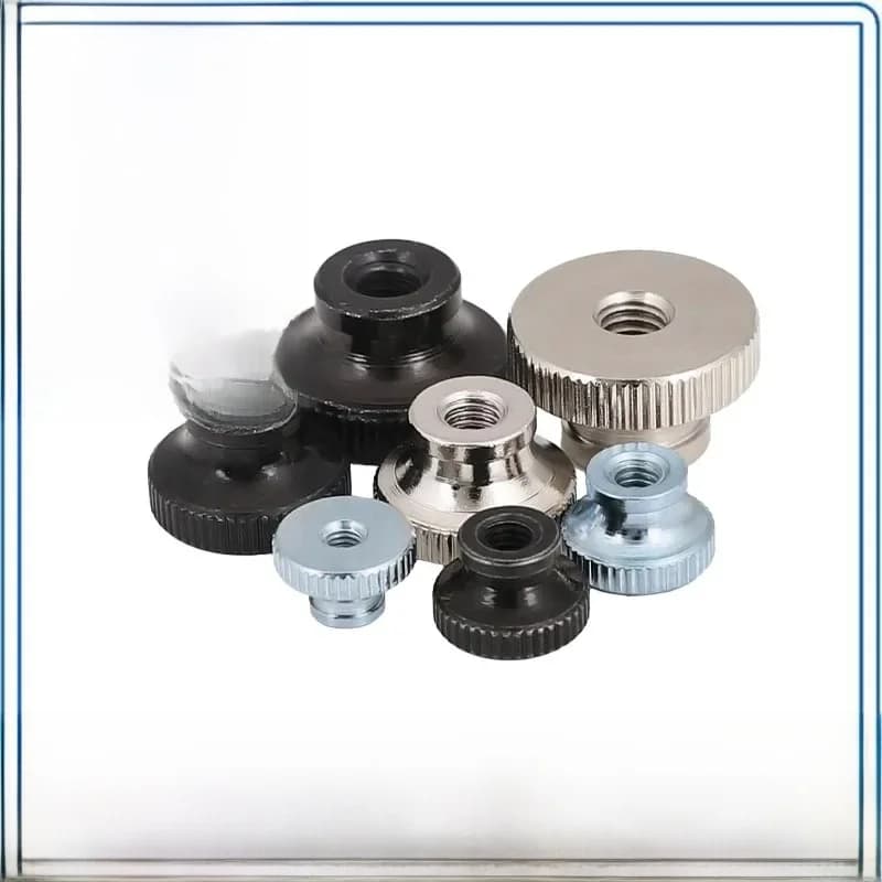 Écrou de pouce réglable en Double étape pour imprimante 3D, 2/5X M3 M4 M5 M6 M8 M10 argent noir Zinc, écrou de pouce, serrer à la main, mur de rideau, GB806
