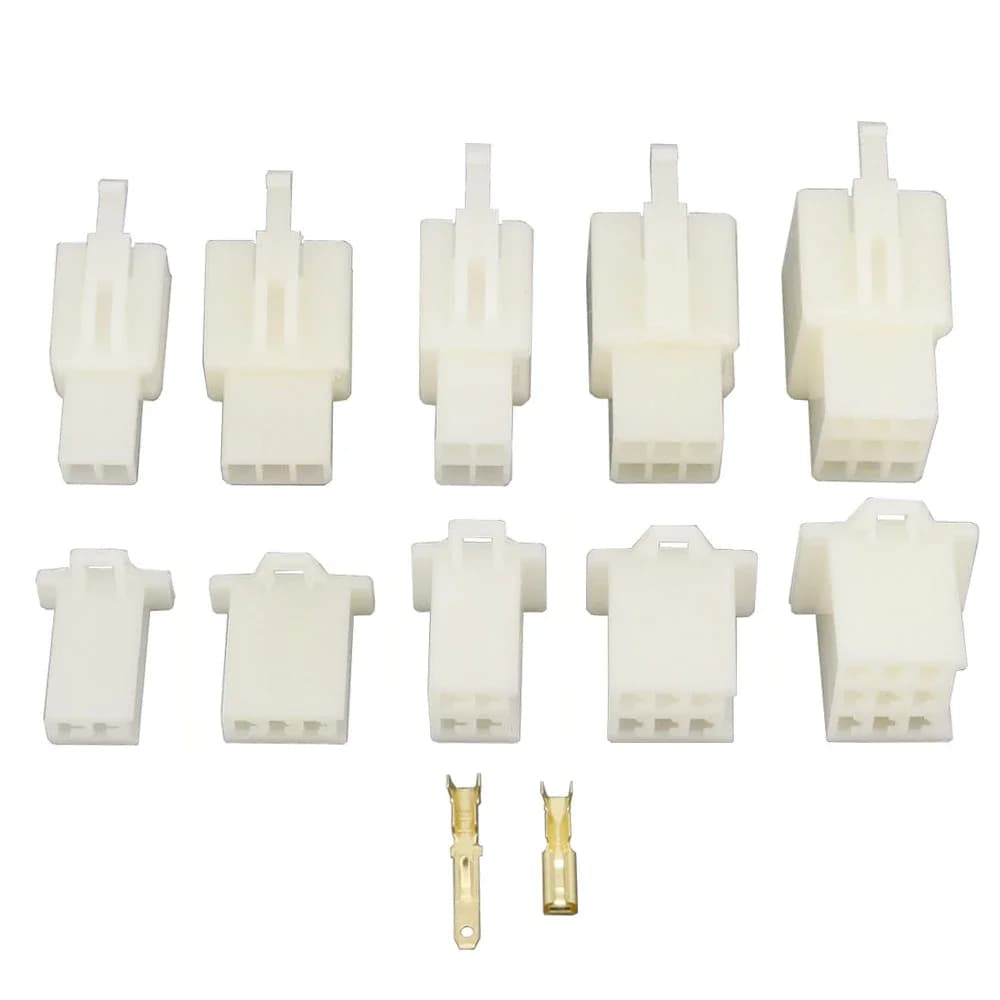 Connecteur de fil électrique automobile 2/3/4/6/9 broches, série 2.8mm, Kits de prise de Terminal de câble mâle femelle, moto, vélo électrique, voiture DJ7021A