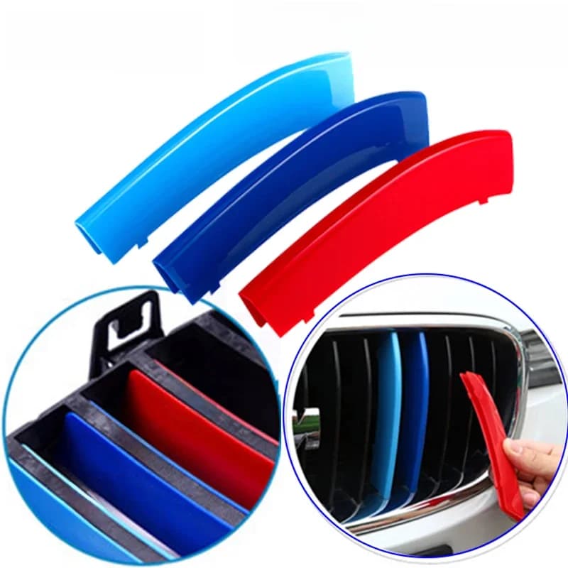 Bandes de garniture de calandre avant, pour BMW X1 X2 X3 X5 X6 G06 G05 G02 G01 F16 F15 F26 F25 F48 E83 E84 E70 E53 M, accessoires 2019 2020 2021