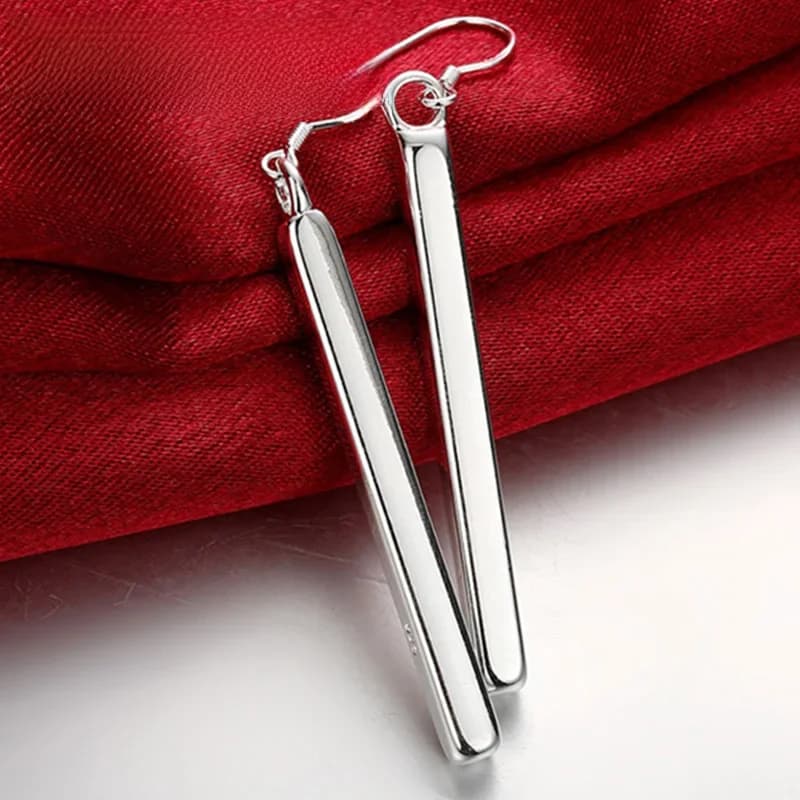 ARAVANT Boucles d'oreilles pendantes longues en argent 925 pour femmes, bijoux tendance