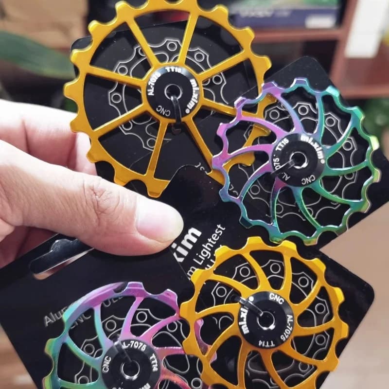 Dérailleur arrière en céramique pour vélo, roue Jockey 14T 15T 16T 17T 18T, Guide de route et vtt, roulement en céramique, pièces de vélo, nouveauté 2021