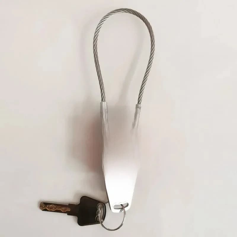 Cadenas en fil d'acier, serrure à ULd'acier, verrou de danger
