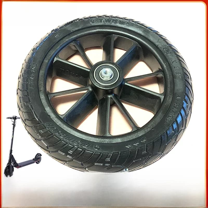 Roue arrière en caoutchouc Etwow d'origine pour Scooter électrique e-twow S2 24V Master 36VBooster Plus 48V GT