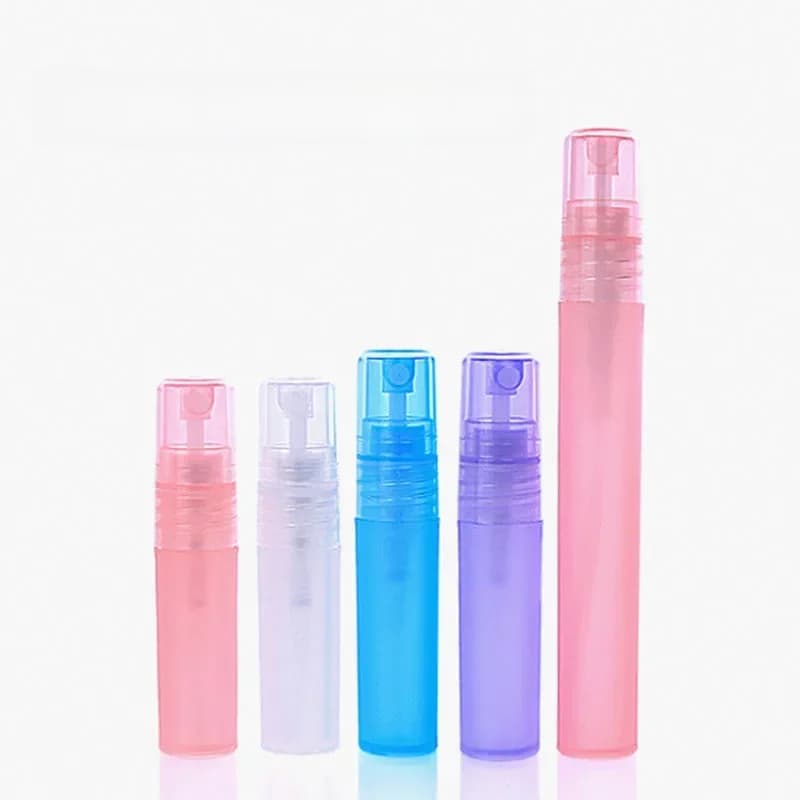 Atomiseur portable africain en plastique PP, 3ml/5ml/10ml, 5 pièces, vaporisateur de parfum HI, flacons de maquillage, cosmétique, échantillon de voyage, beaucoup