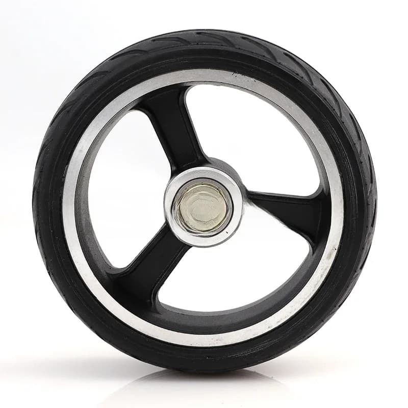 Solide de haute qualité roues de 5 pouces Rapide roue F0,jackhot,Nes en fibre de carbone scooter pneu solide avec jante en alliage