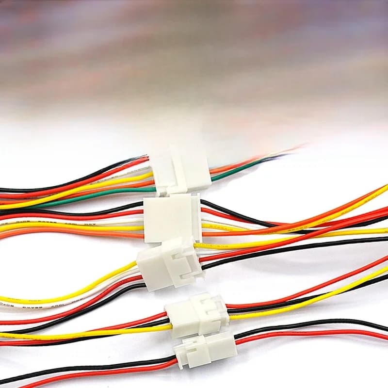10-100 pièces XH2.54 2/3/4/5/6 broches pas 2.54mm connecteur de câble XH prise mâle et femelle câble de chargement de batterie 200MM longueur 26AWG