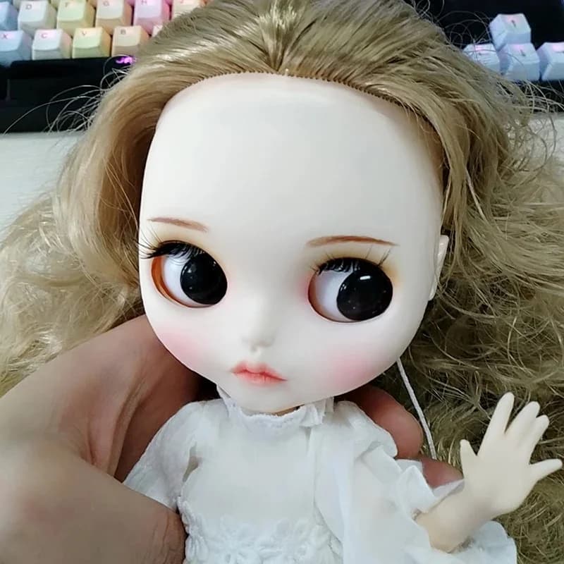 Poupée ICY DBS Blyth, visage personnalisé, y compris la plaque arrière et les vis