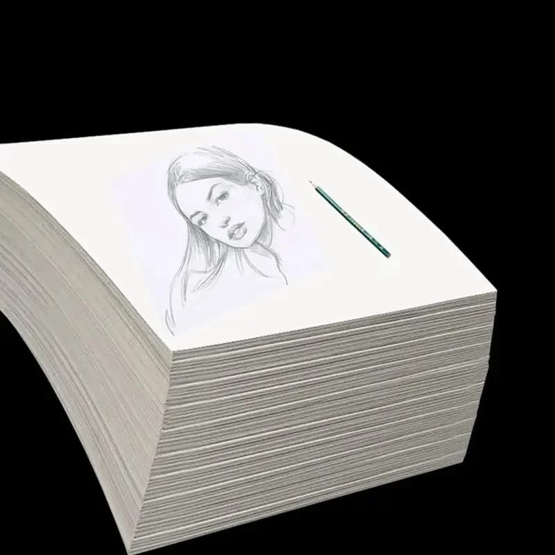 Papier d'interconnexion en coton pour artistes débutants, papier à dessin, presse à froid, aquarelle, étudiants, en vrac, A5, 100 feuilles
