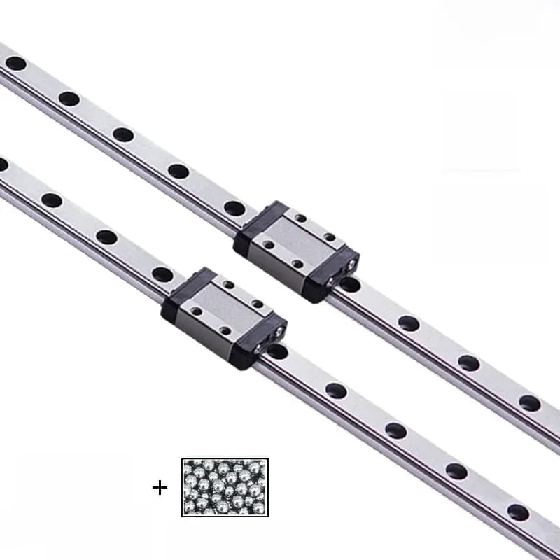 Rail de guidage linéaire KGT MGN7 MGN12 MGN15 MGN9, chariot de bloc, pièce d'imprimante Cnc 3d, roulements miniatures, routeur à rail linéaire