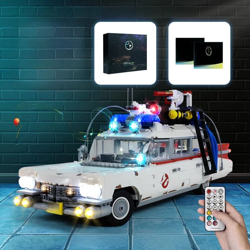Kyglaring Led Lighting Set DIY Toys pour Creator Ghostbusters 10274 Ecto-1 (ne comprend pas les blocs de construction)