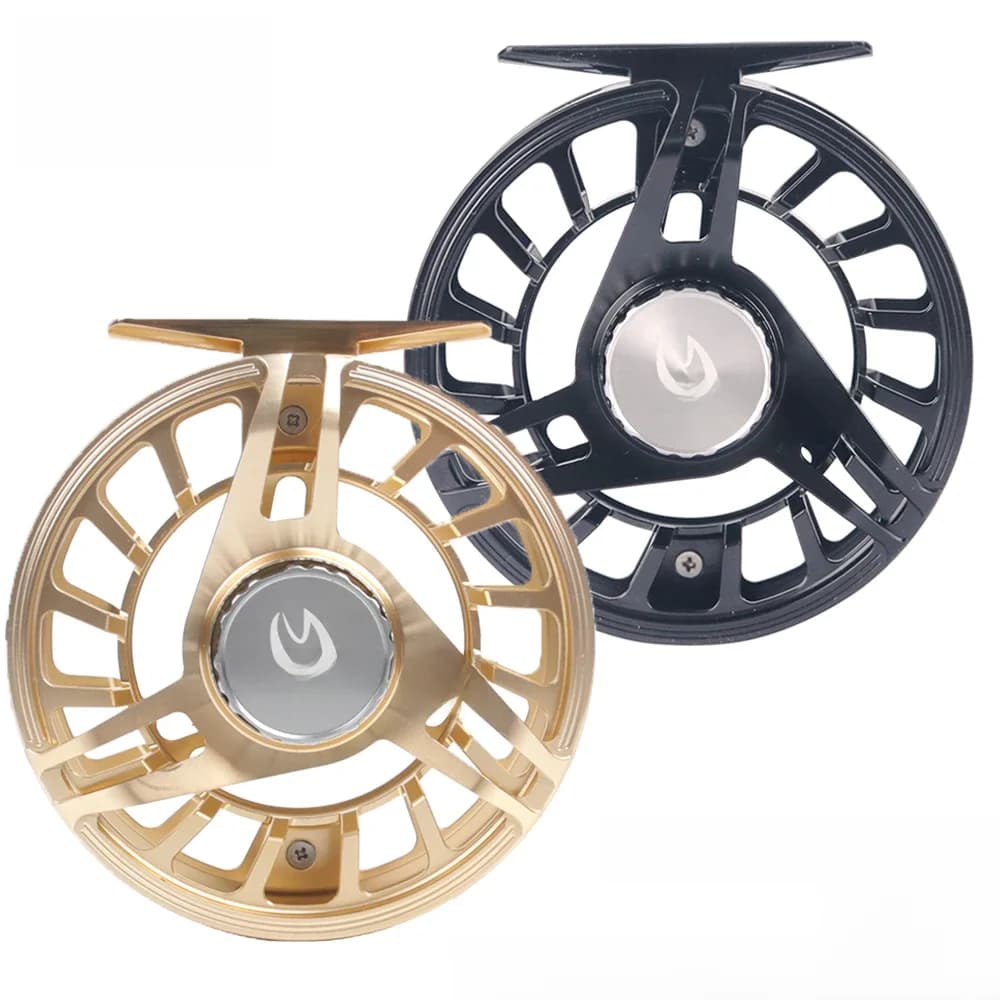 Moulinet de pêche à la mouche robuste en aluminium 6061T6 usiné CNC, léger et renforcé, Maximumcatch AVID PRO 3-9wt