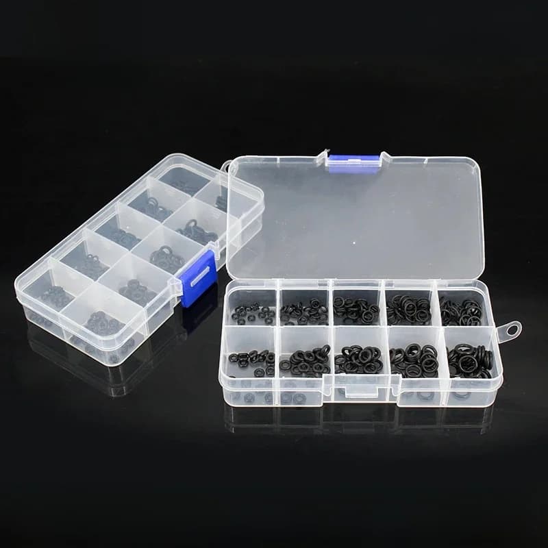 Kit de joints toriques en caoutchouc de silicone, bandes d'étanchéité en caoutchouc nitrile, joints toriques haute pression, kit de réparation, bandes élastiques d'étanchéité, anneaux en caoutchouc O